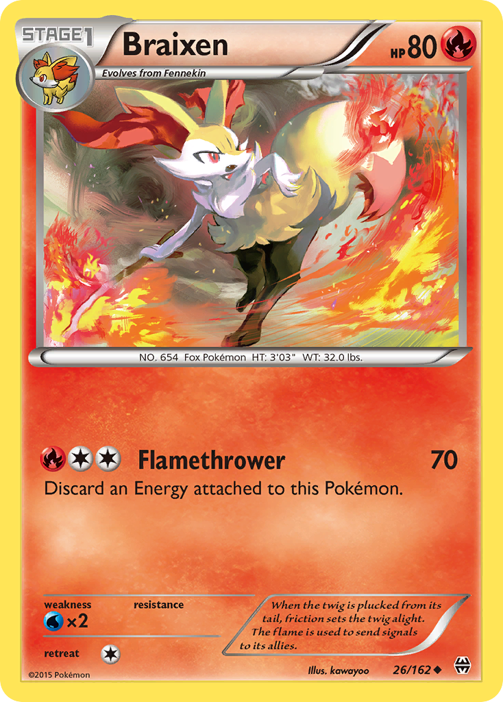 Braixen - BREAKthrough SET-26