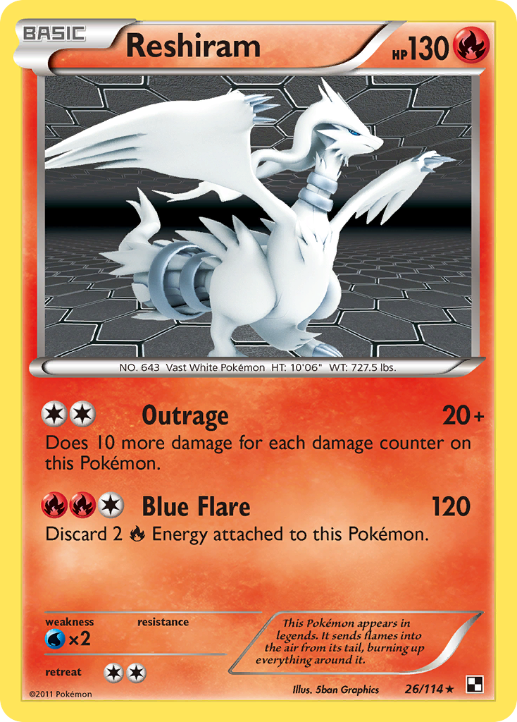 Reshiram - Black & White SET-26
