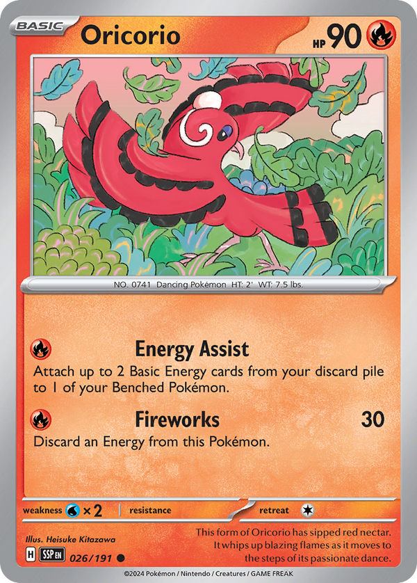 Oricorio - Surging Sparks SET-26