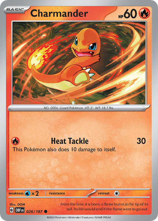 Charmander - Obsidian Flames SET-26