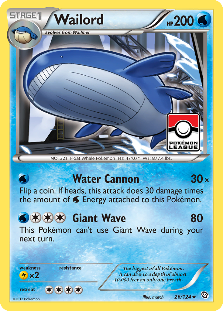 Wailord - Dragons Exalted SET-26