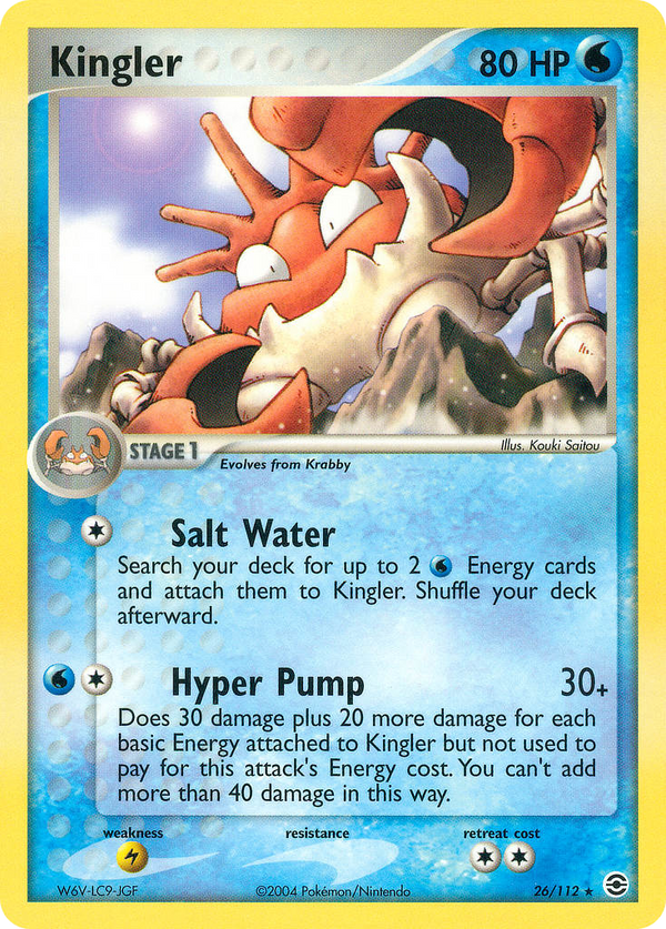 Kingler - FireRed & LeafGreen SET-26