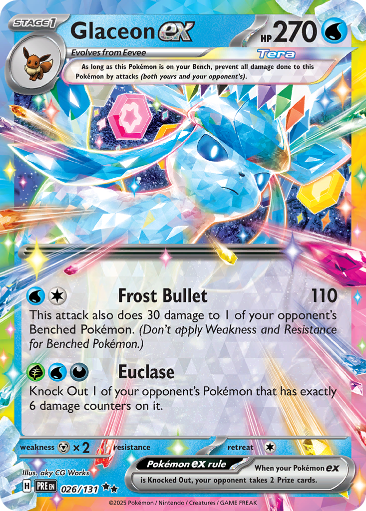 Glaceon EX - Prismatic Evolutions SET-26