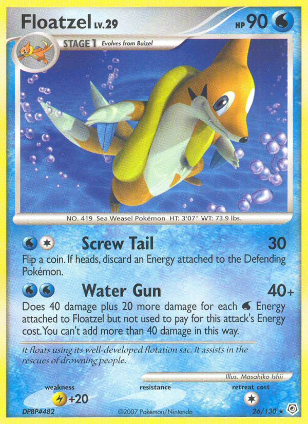 Floatzel - Diamond & Pearl SET-26