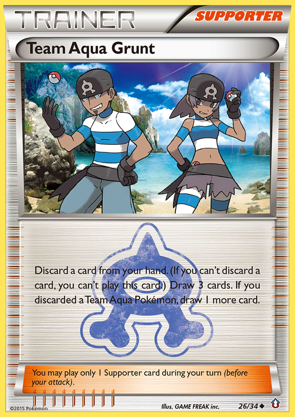 Team Aqua Grunt - Double Crisis SET-26