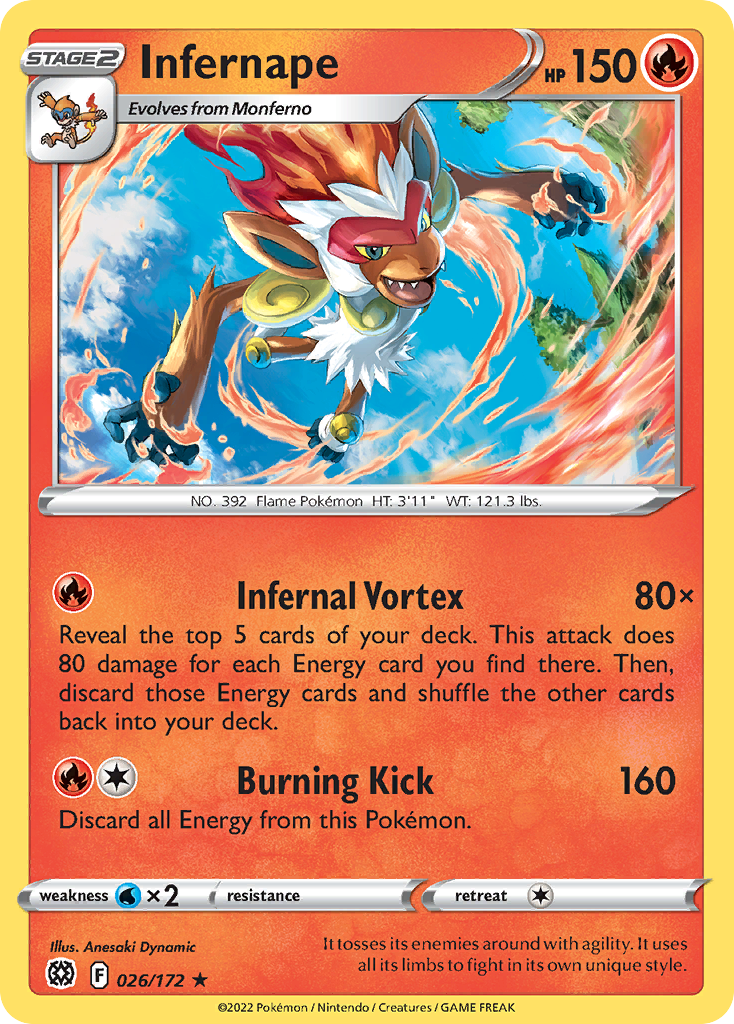 Infernape - Brilliant Stars SET-26