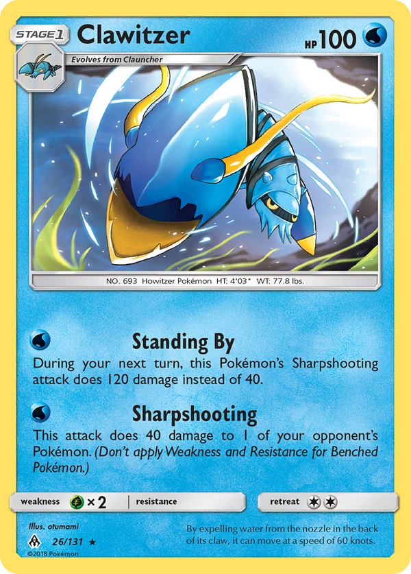 Clawitzer - Forbidden Light SET-26