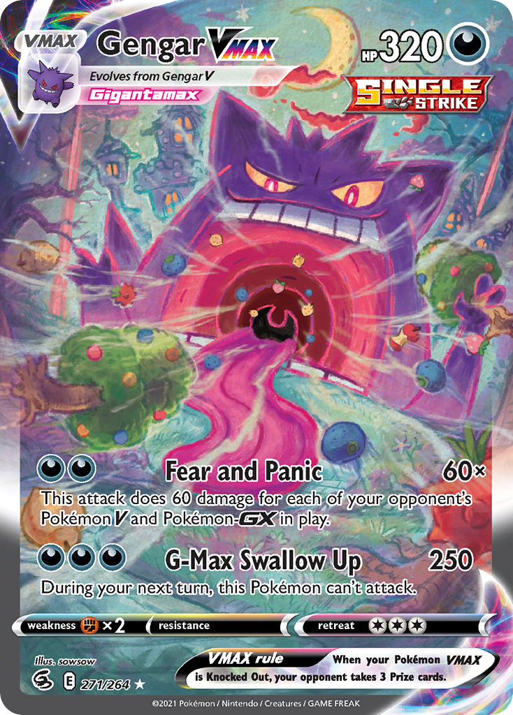 Gengar VMAX - Fusion Strike SET-271