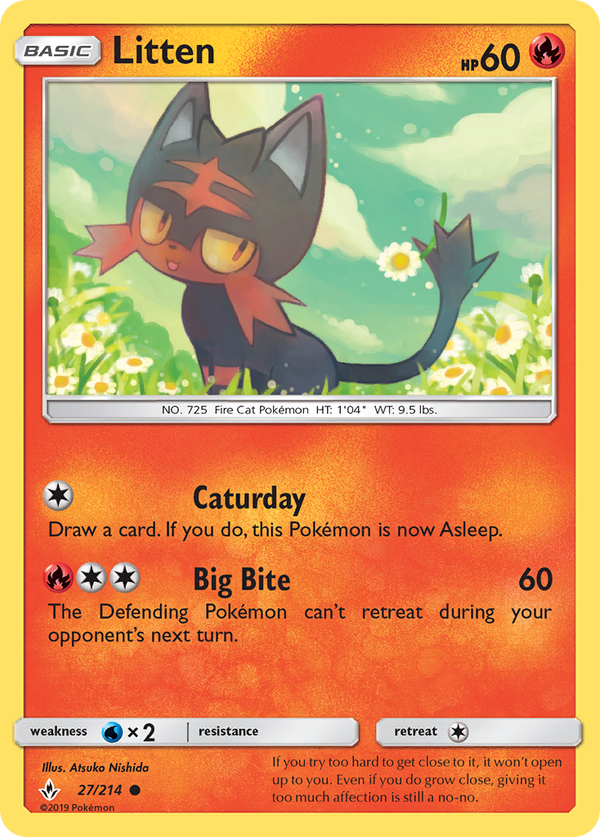 Litten - Unbroken Bonds SET-27