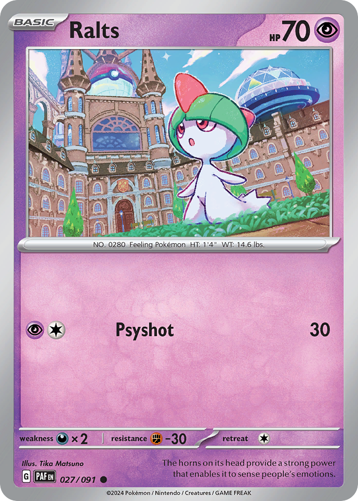 Ralts - Paldean Fates SET-27