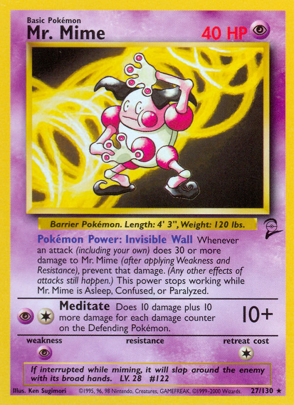 Mr. Mime - Base SET 2-27