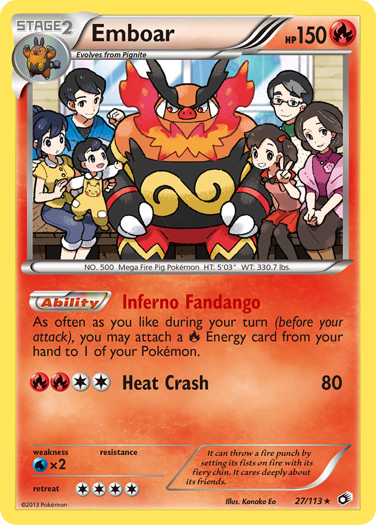 Emboar - Legendary Treasures SET-27