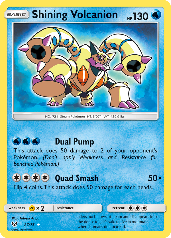 Shining Volcanion - Shining Legends SET-27