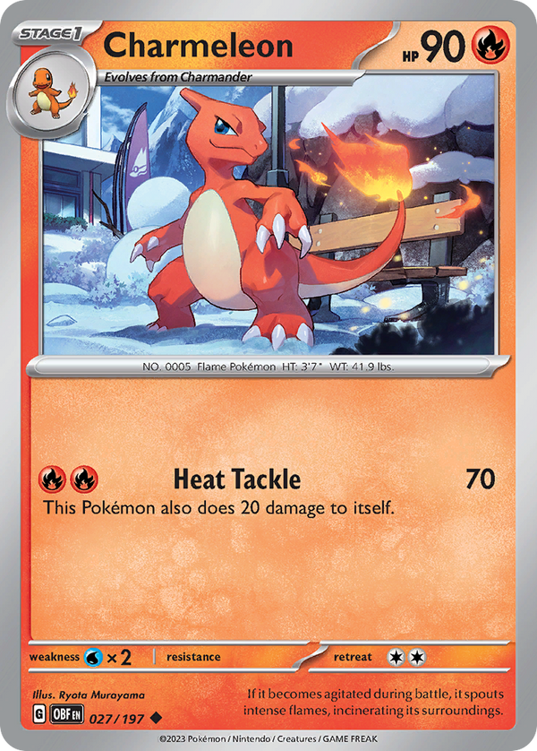 Charmeleon - Obsidian Flames SET-27