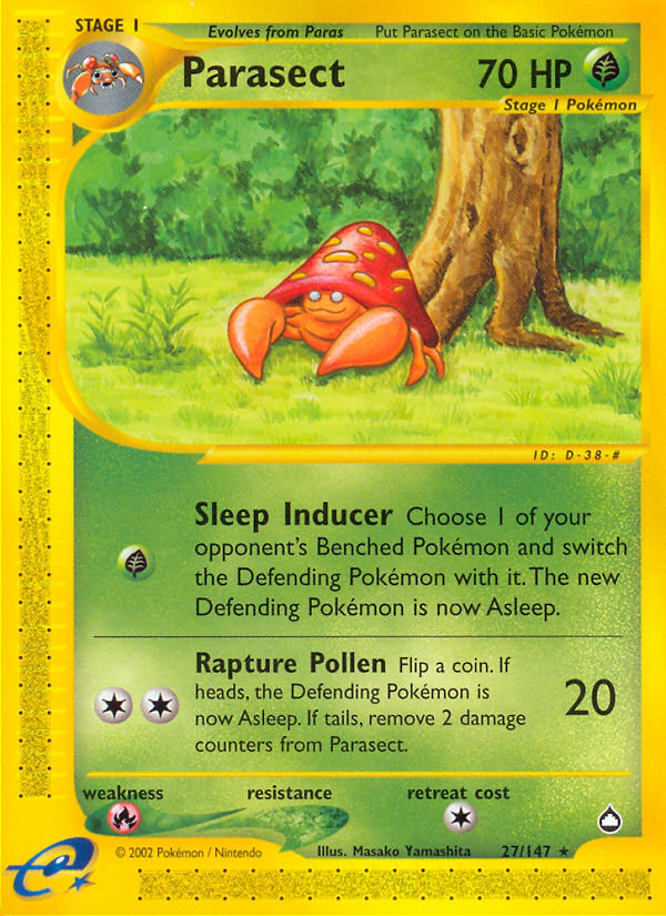 Parasect - Aquapolis SET-27
