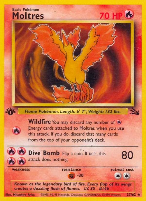 Moltres - Fossil SET-27