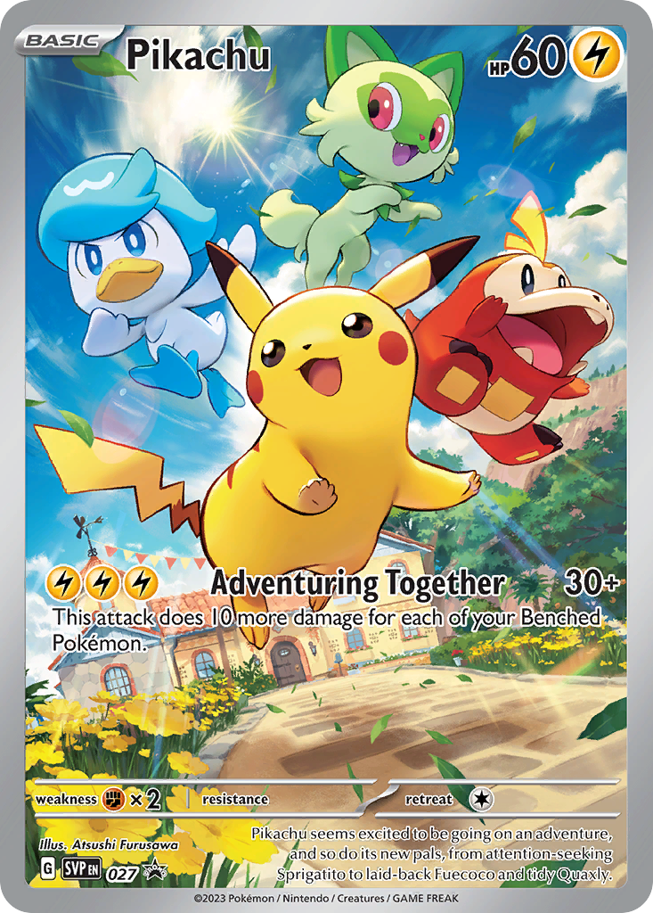 Pikachu - Scarlet & Violet Black Star Promos SET-27