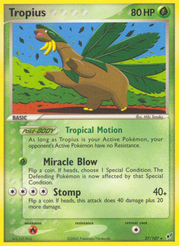 Tropius - Deoxys SET-27