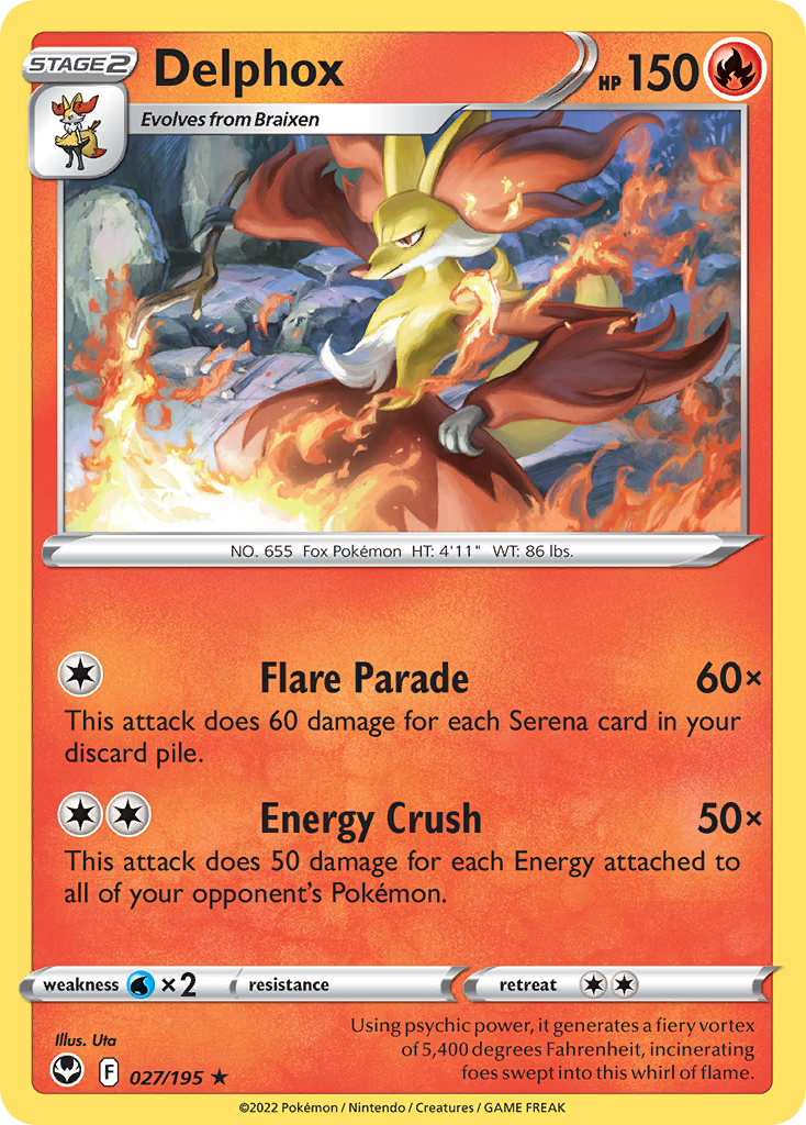 Delphox - Silver Tempest SET-27