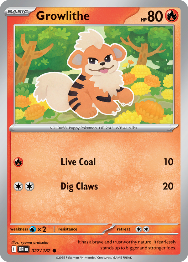 Growlithe - Destined Rivals SET-27