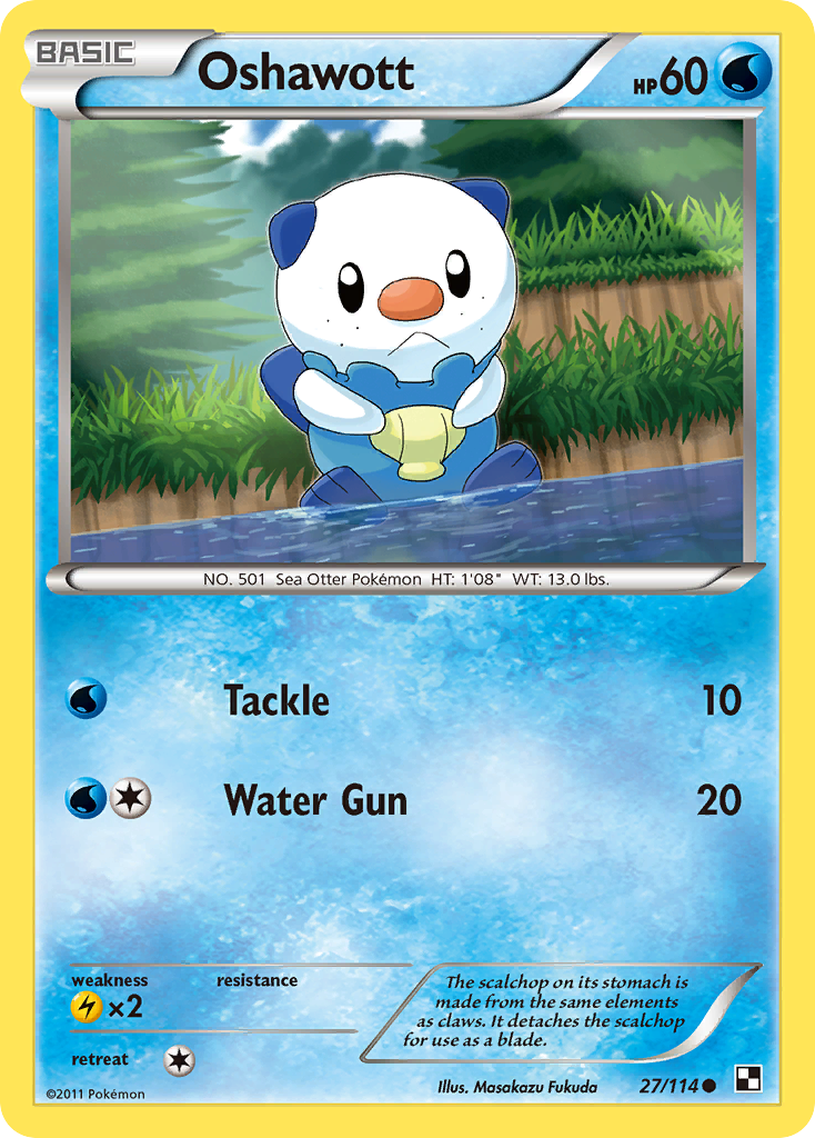 Oshawott - Black & White SET-27