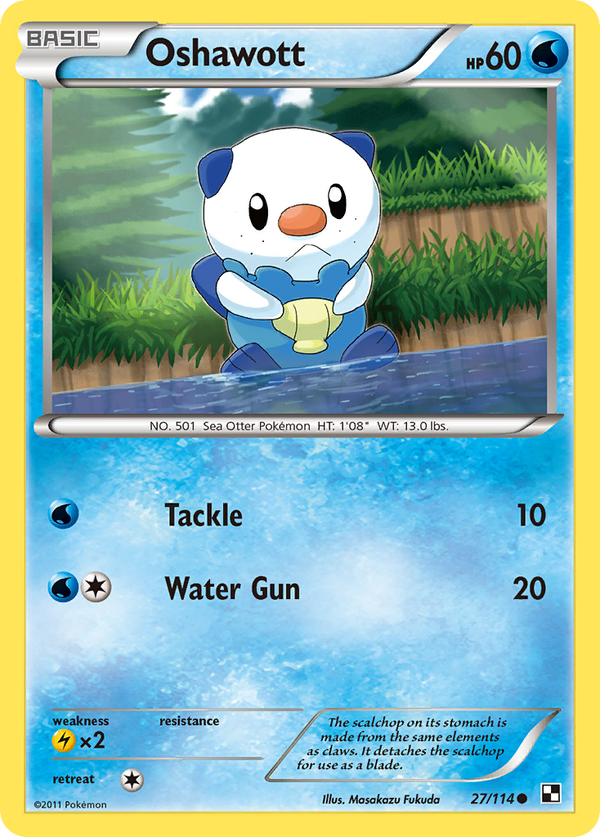 Oshawott - Black & White SET-27