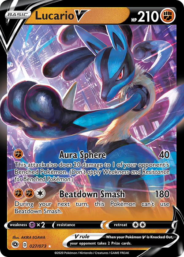 Lucario V - Champion's Path SET-27