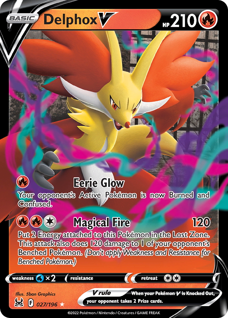 Delphox V - Lost Origin SET-27