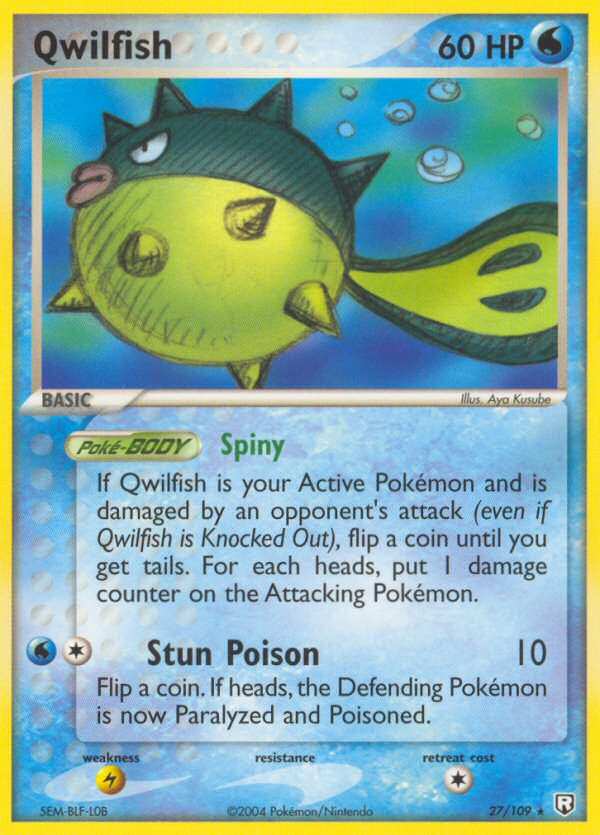 Qwilfish - Team Rocket Returns SET-27
