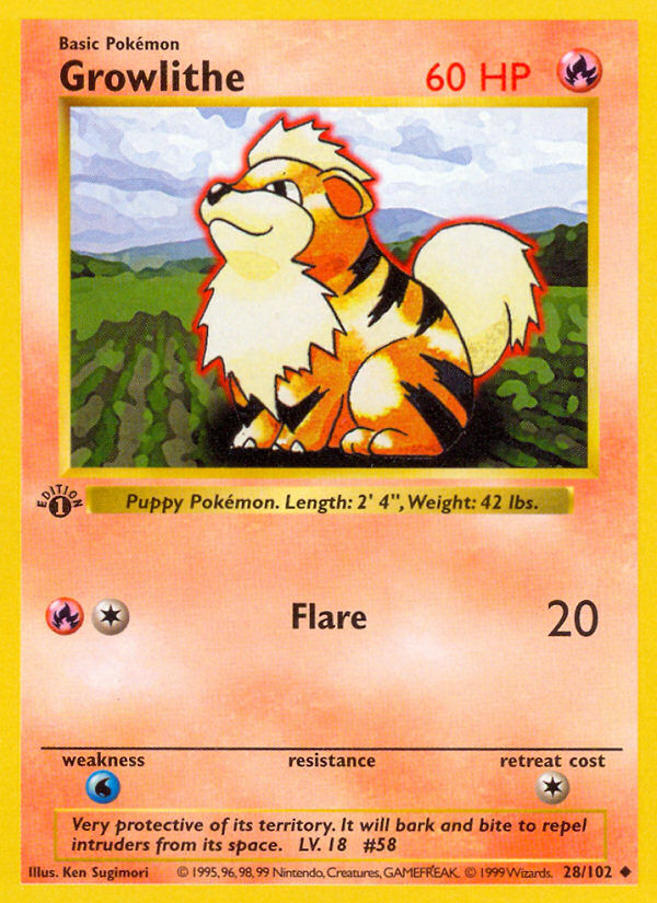 Growlithe - Base SET-28