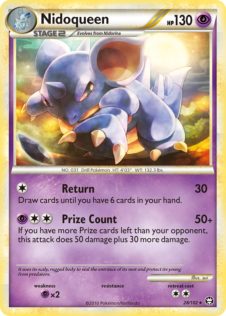Nidoqueen - HS Triumphant SET-28