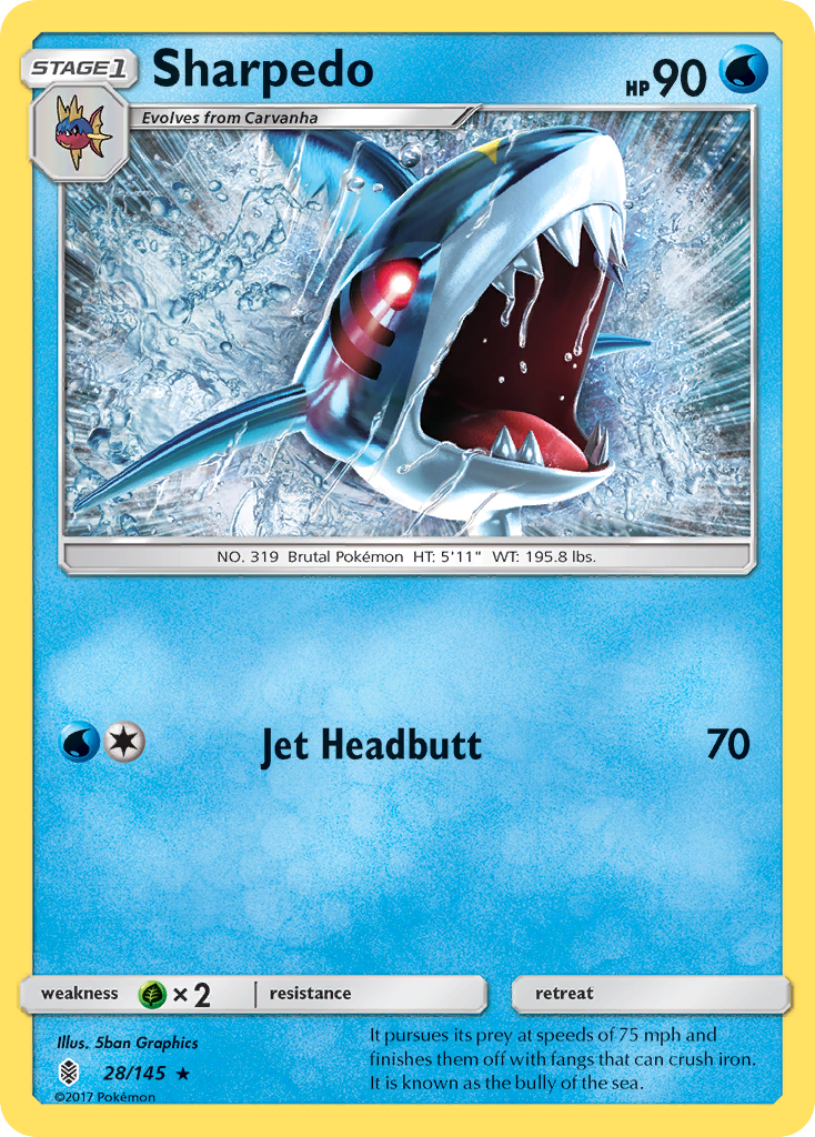 Sharpedo - Guardians Rising SET-28