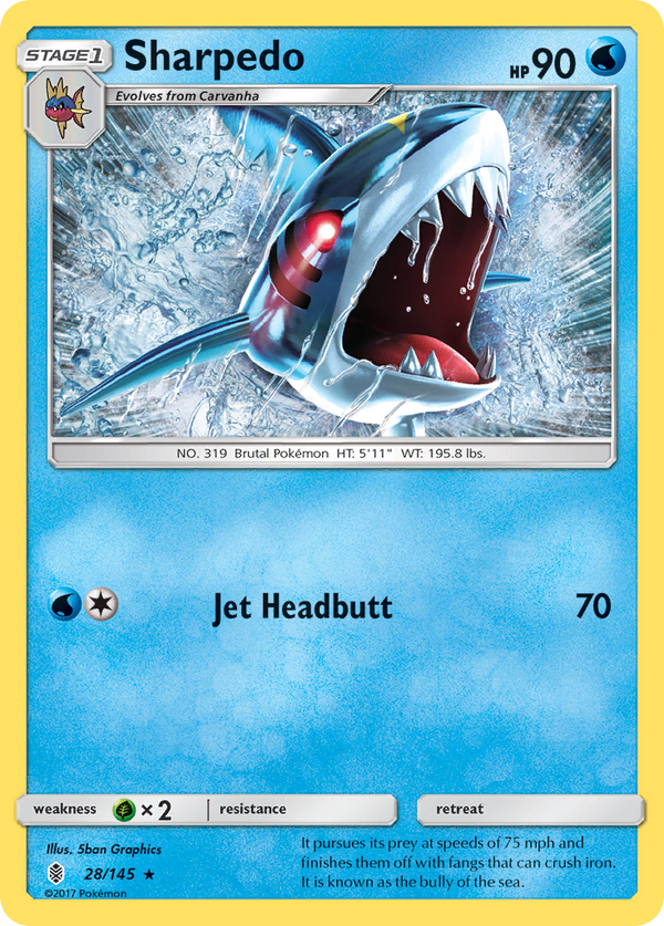 Sharpedo - Guardians Rising SET-28
