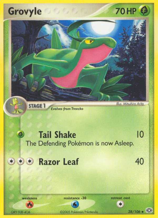 Grovyle - Emerald SET-28