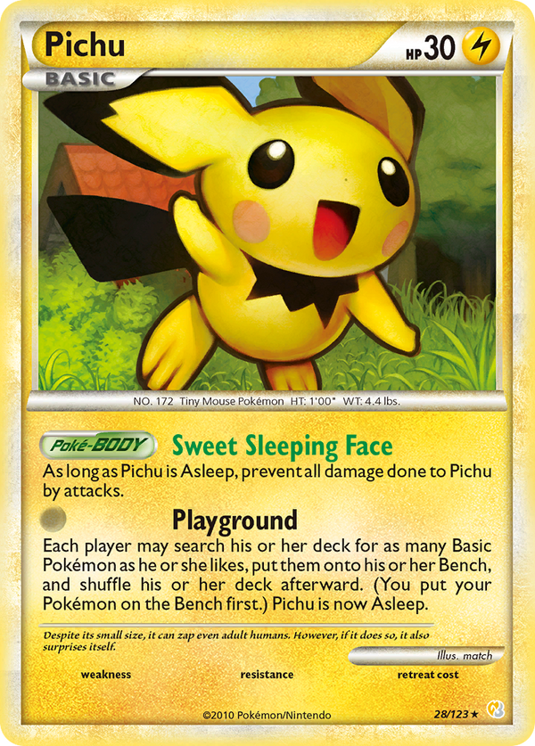 Pichu - HeartGold & SoulSilver SET-28