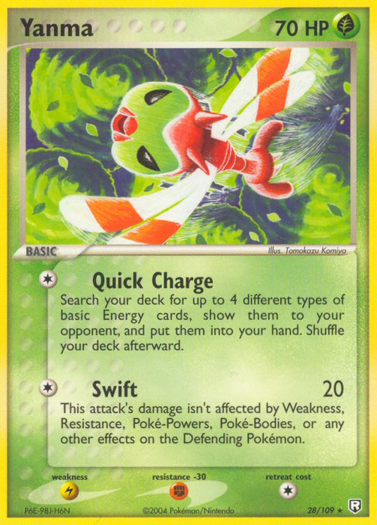 Yanma (Team Rocket Returns SET) (Pokémon) (Basic) (Grass) (HP: 70) (Rare) (PKM Team Rocket Returns SET-33)