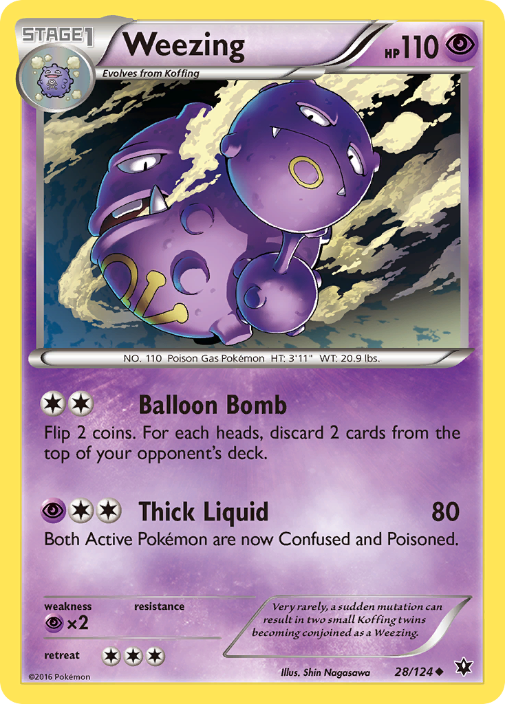 Weezing - Fates Collide SET-28