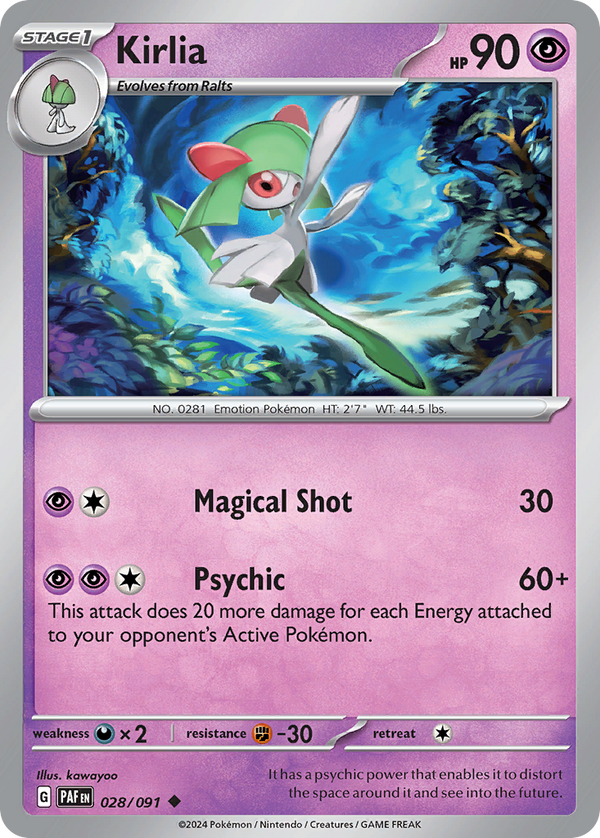 Kirlia - Paldean Fates SET-28
