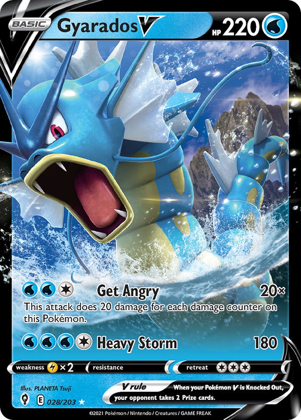 Gyarados V - Evolving Skies SET-28