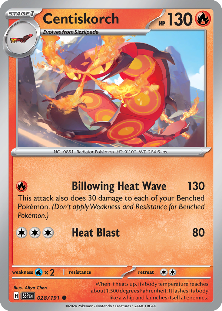 Centiskorch - Surging Sparks SET-28