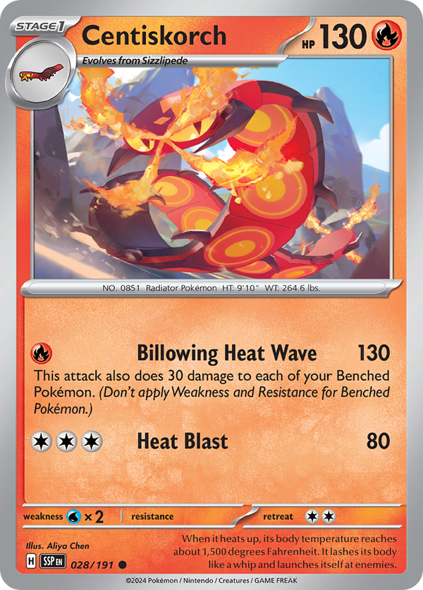 Centiskorch - Surging Sparks SET-28