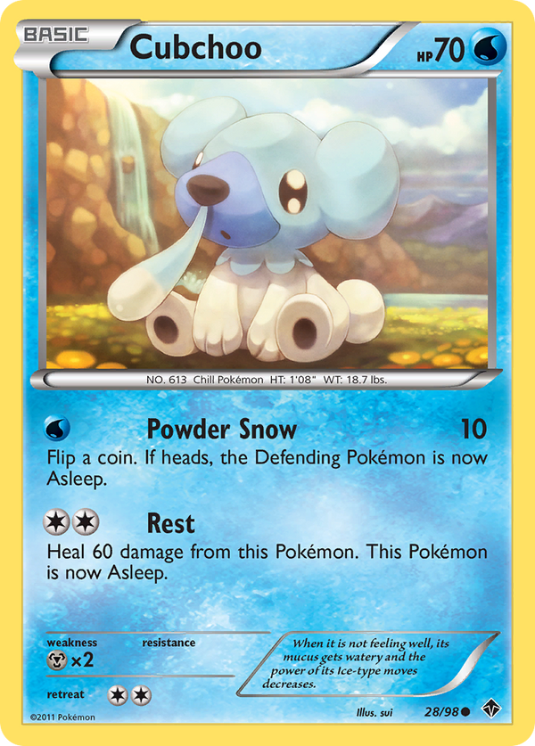 Cubchoo - Emerging Powers SET-28