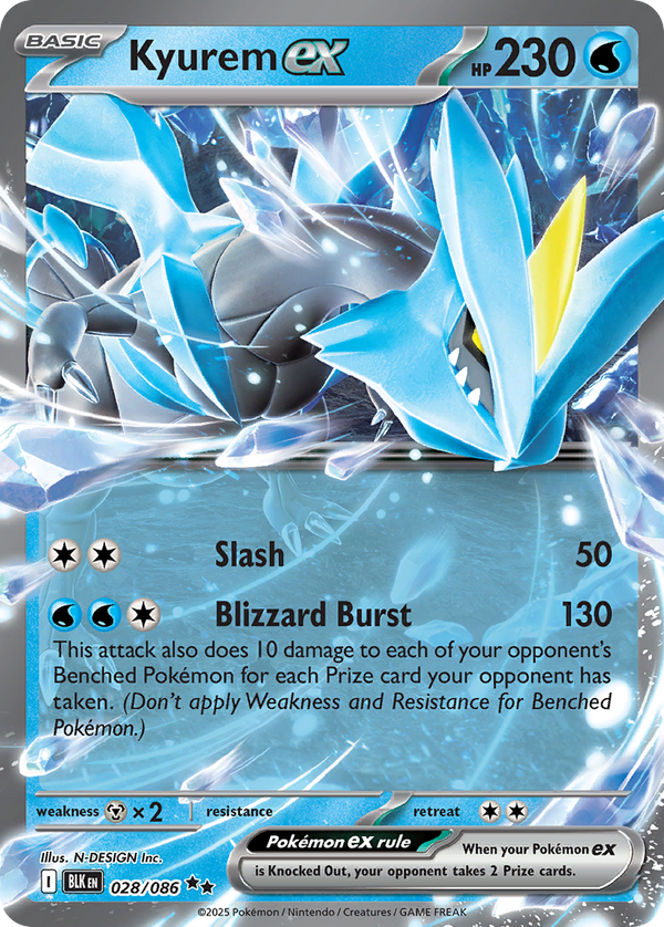 Kyurem EX - Black Bolt SET-28