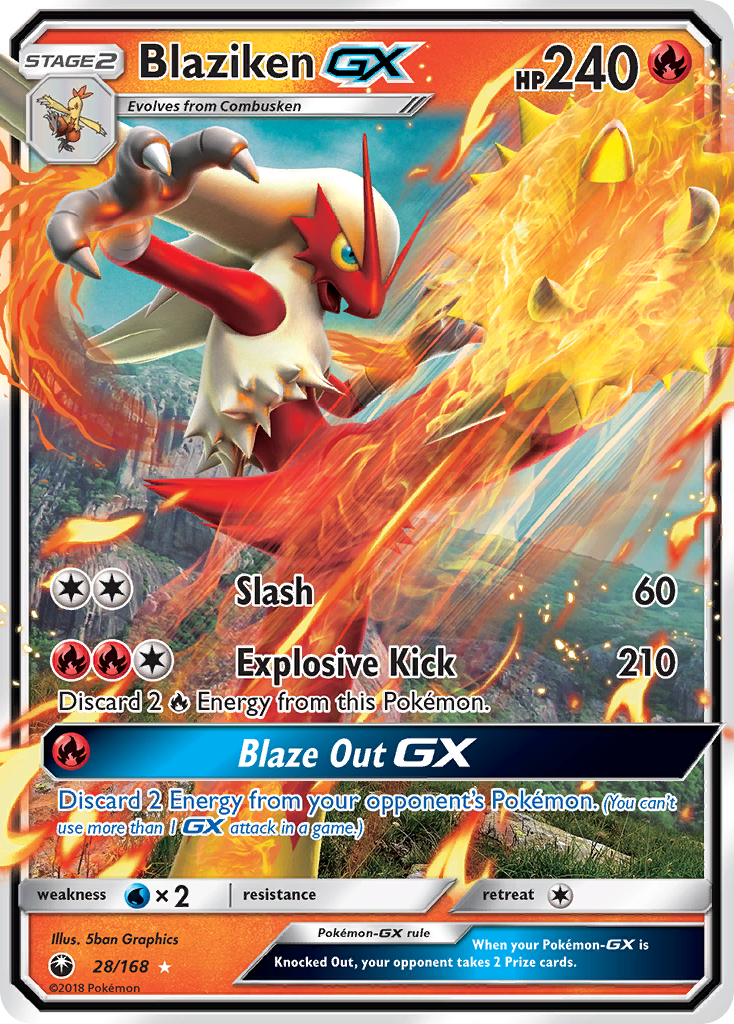 Blaziken-GX - Celestial Storm SET-28