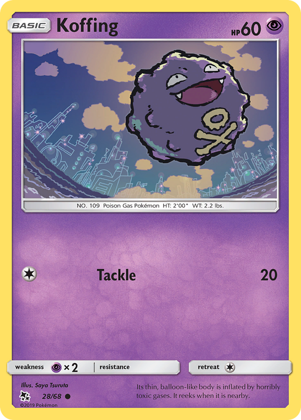 Koffing - Hidden Fates SET-28