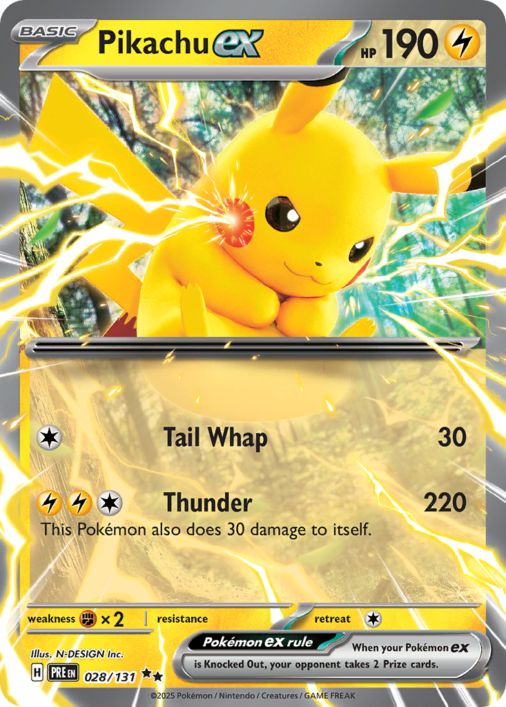 Pikachu EX - Prismatic Evolutions SET-28