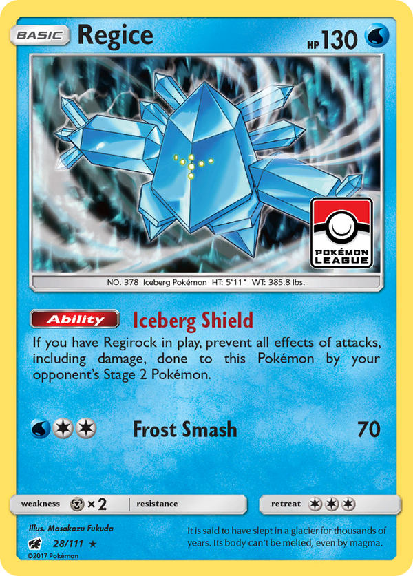 Regice - Crimson Invasion SET-28