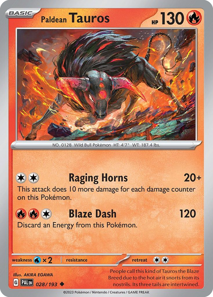 Paldean Tauros - Paldea Evolved SET-28