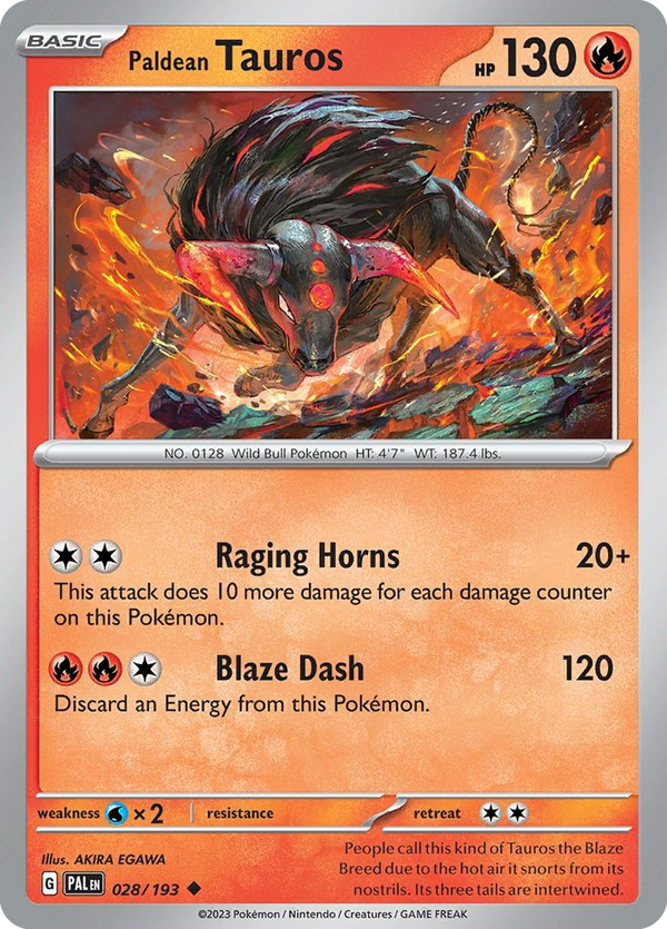 Paldean Tauros - Paldea Evolved SET-28