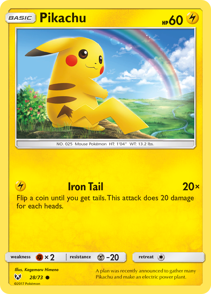 Pikachu - Shining Legends SET-28